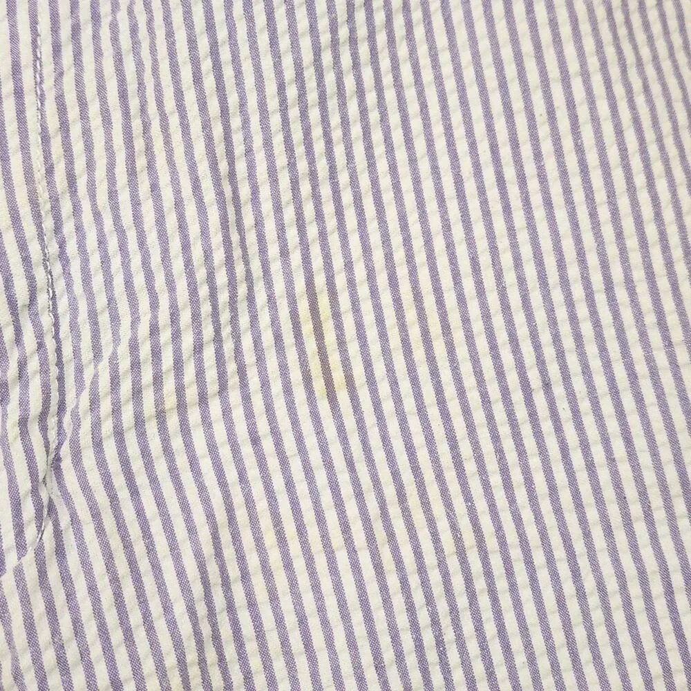 Vineyard Vines Seersucker Club Shorts Men's 34 Purple Striped Chino Preppy 9